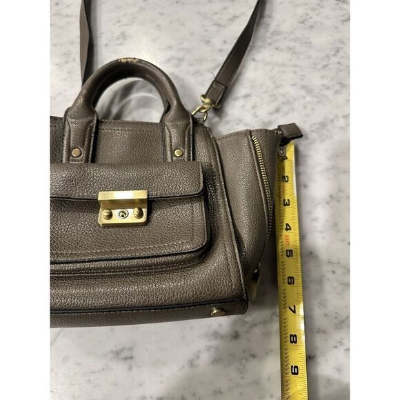3.1 Phillip Lim Pashli Mini Satchel In Brown Faux Leather - Picture 12 of 14